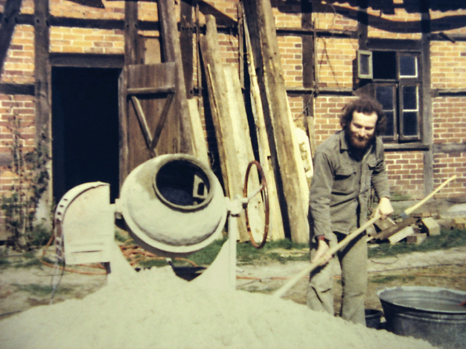 Bauarbeiten in Vordorf - 1976