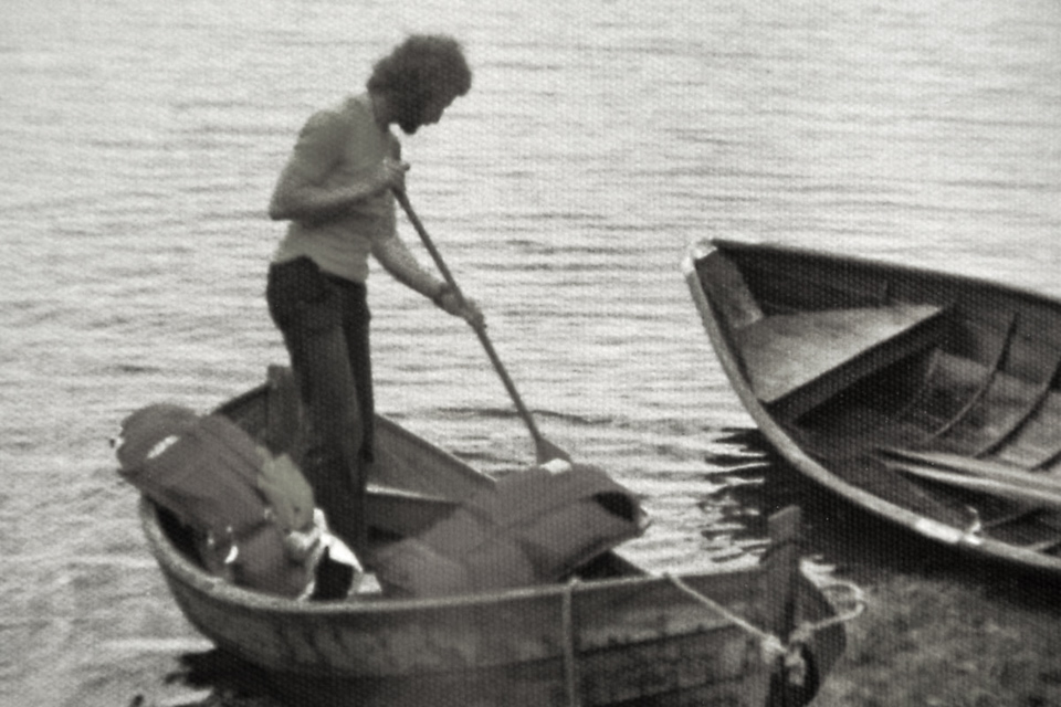 Auf dem Pielinen See - Finnland 1974