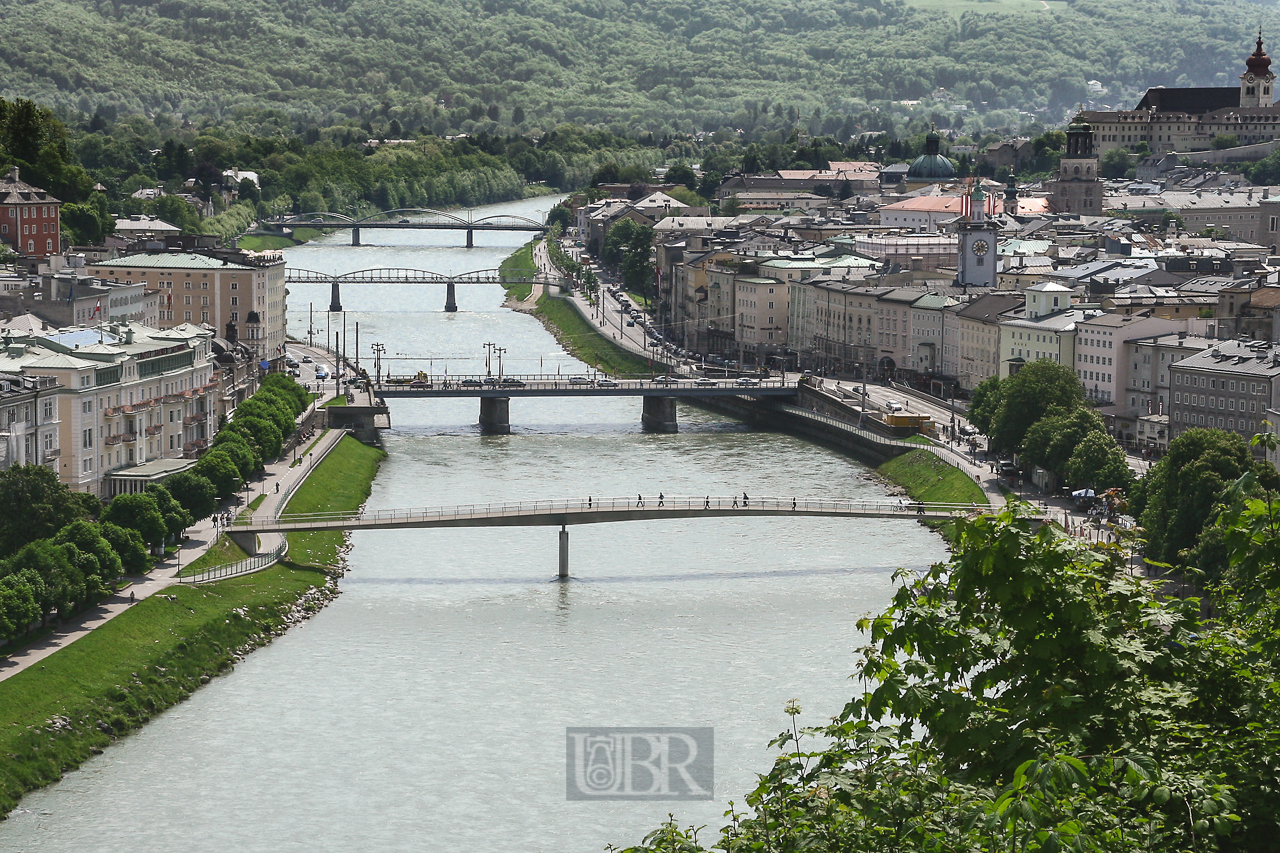 Salzburg - Stadt mit vielen Brücken