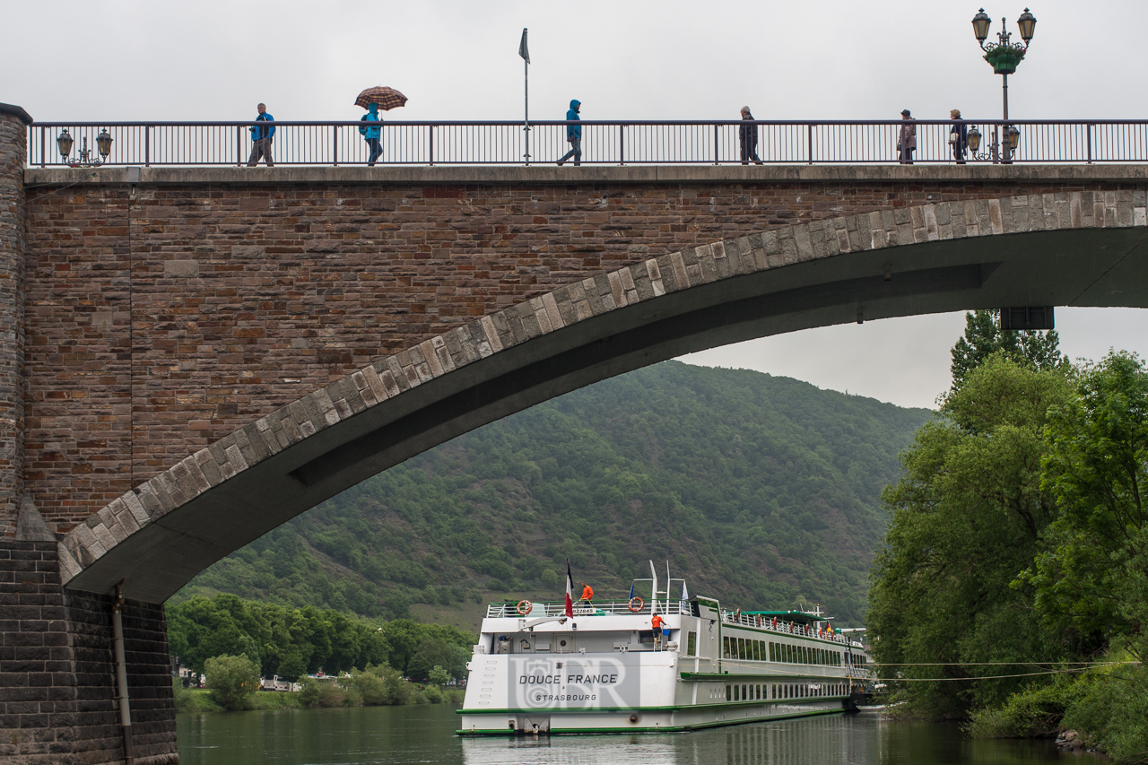 Die Skagerakbrücke in Cochem an der Mosel