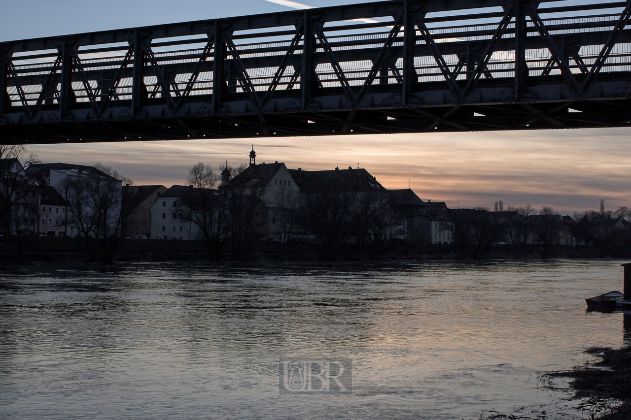 Eiserne Brücke in Regensburg