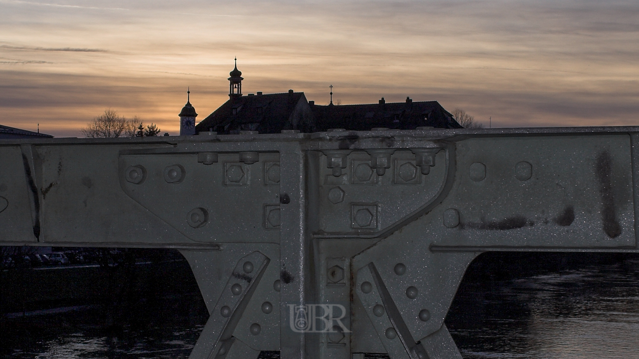 Eiserne Brücke in Regensburg