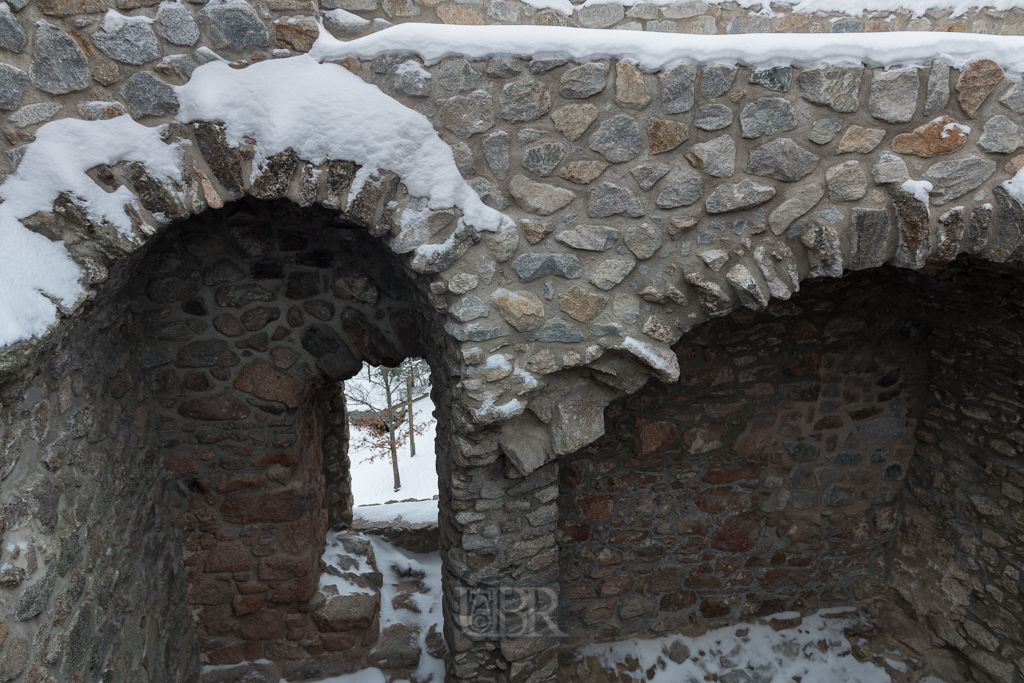 Burgruine Lobenstein im winter