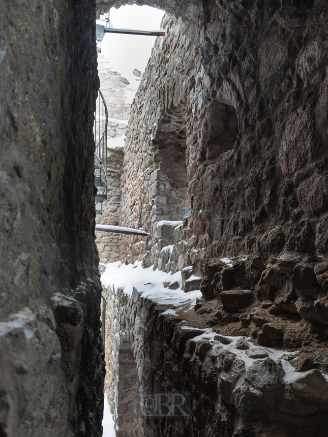 Burgruine Lobenstein im winter