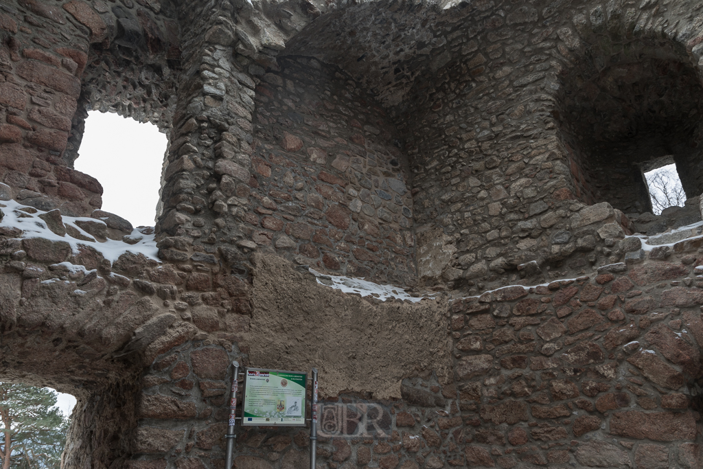 Burgruine Lobenstein im winter