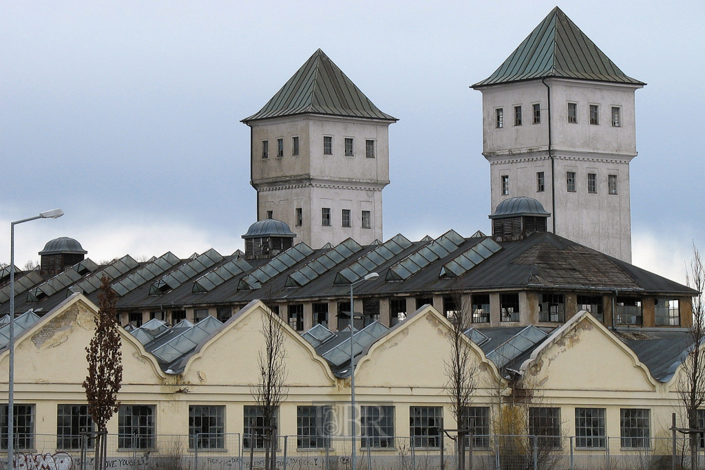 Gebäude des Schlüter Werksgeländes - vor der Umnutzung