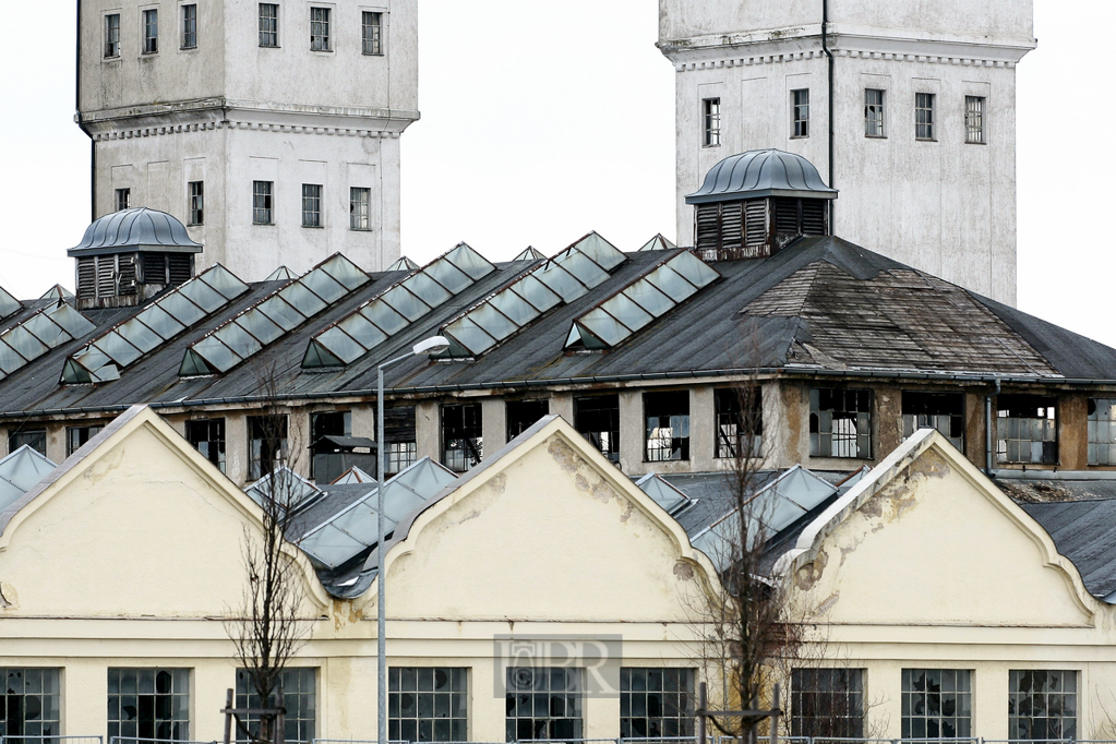 Gebäude des Schlüter Werksgeländes - vor der Umnutzung