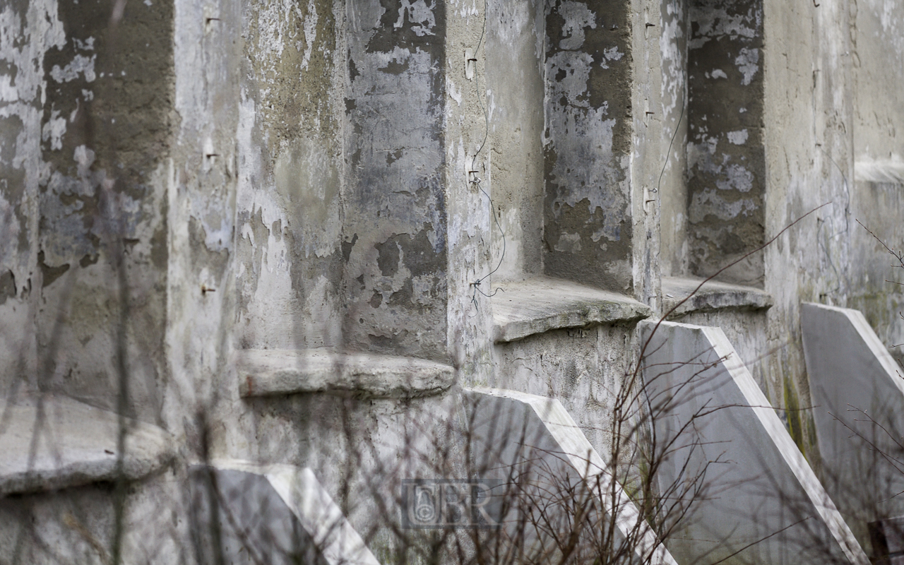 Mauer des Amtsgrichtgartens in Freising