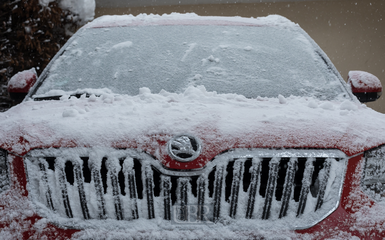 Yeti im ersten Schnee