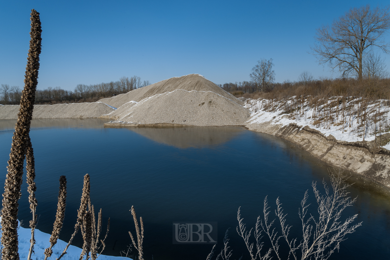 Winter weißblau im Hallberg - Moos