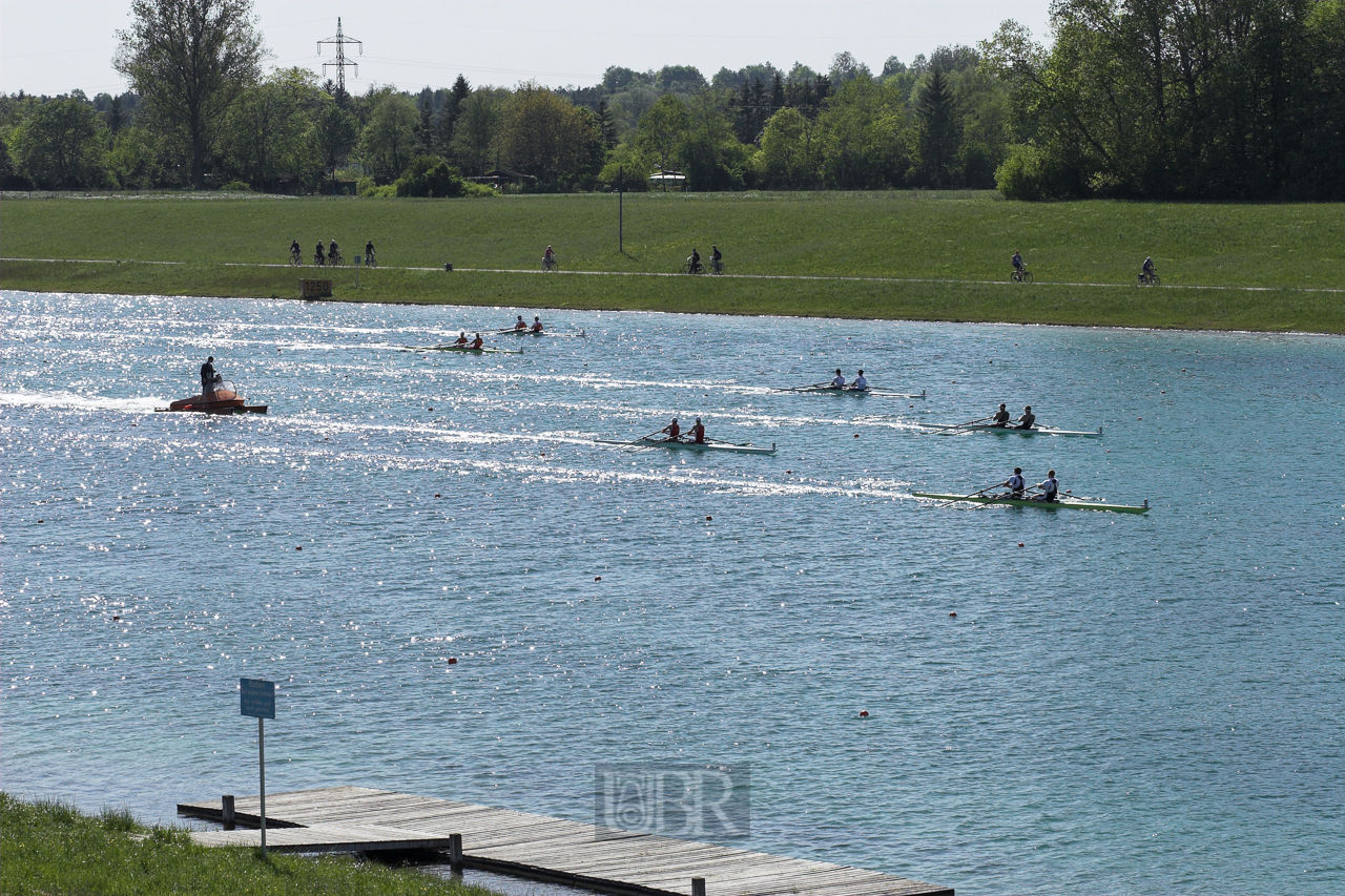 Ruderregatta in München-Karlsfeld