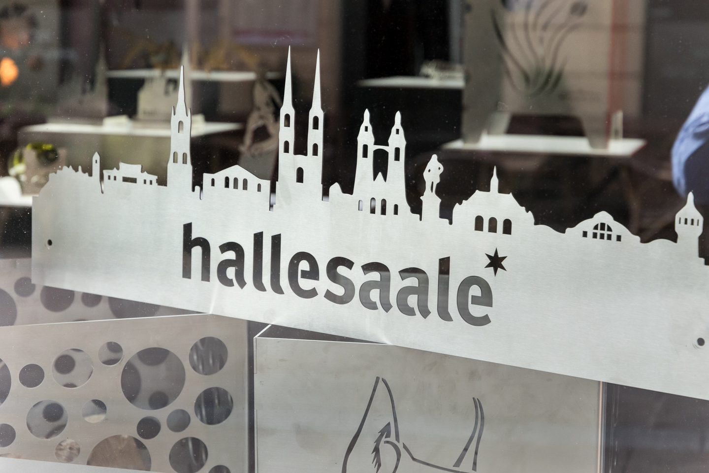 Die Skyline von Halle