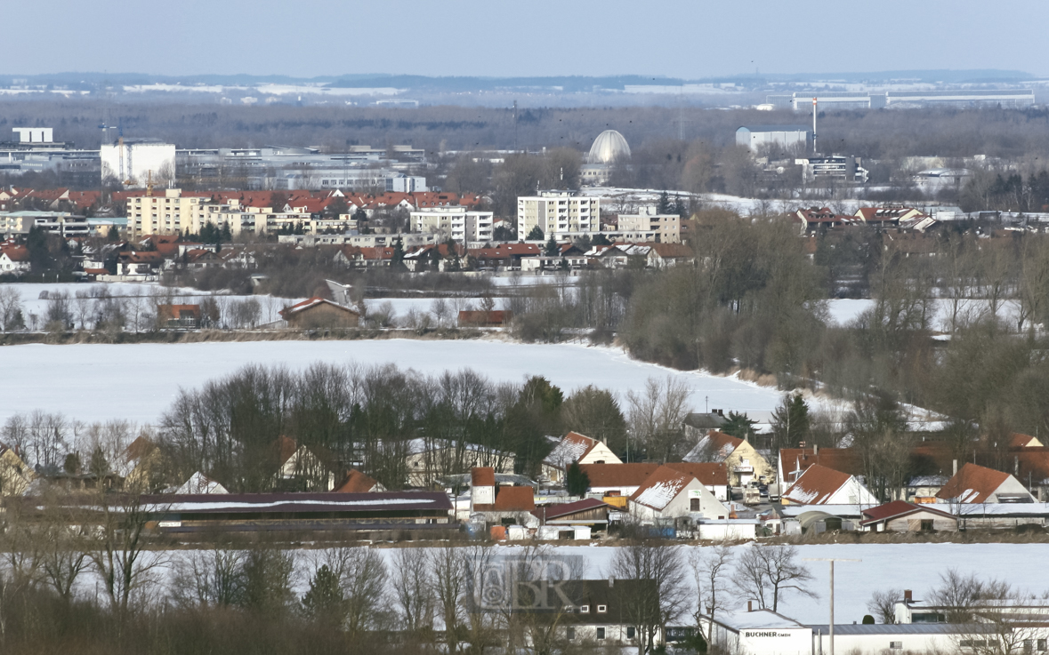 Vom Müllberg nach Westen und Norden geblickt