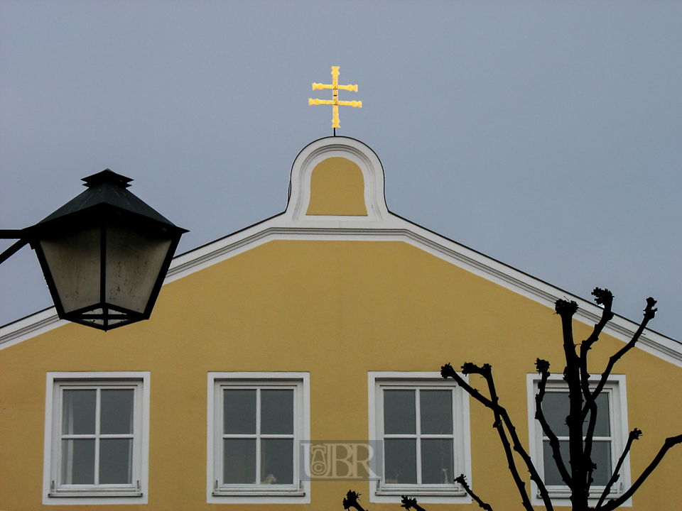 Fassade in der Langen Zeile