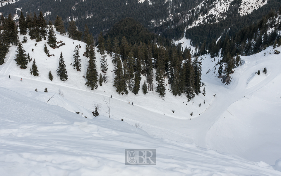 Abfahrten bis ins Tal möglich