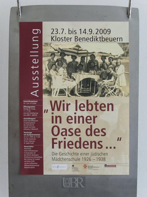 Plakat in Benediktbeuren