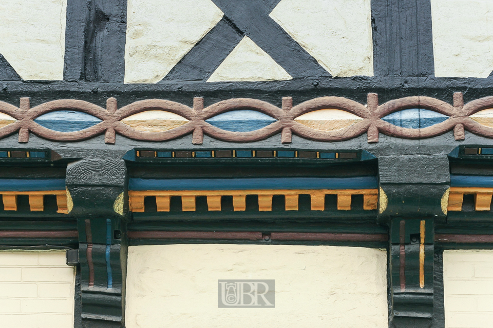 Details der Fachwerkhäuser