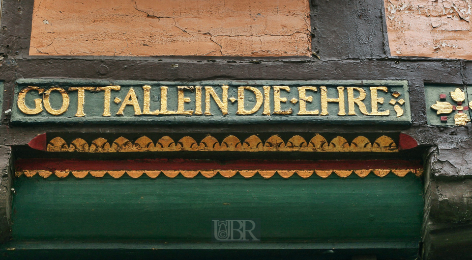 Details der Fachwerkhäuser