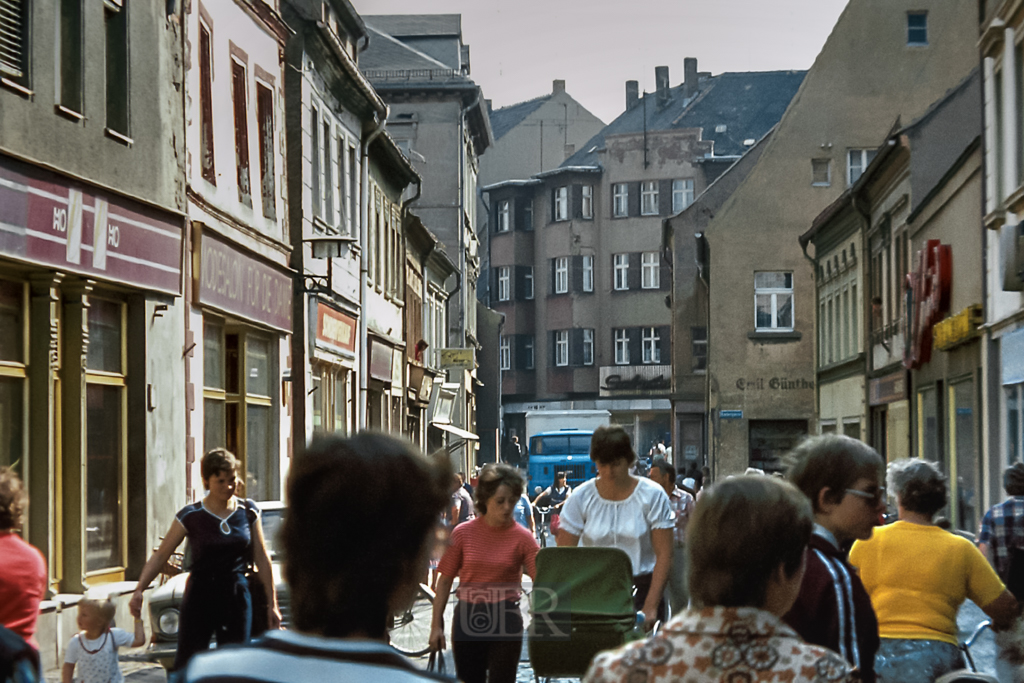 In der Kreisstadt Wurzen bei Leipzig, DDR