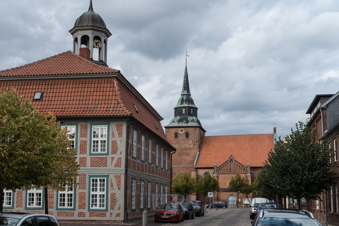 Rückfahrt über Boizenburg in Mecklenburg-Vorpommern