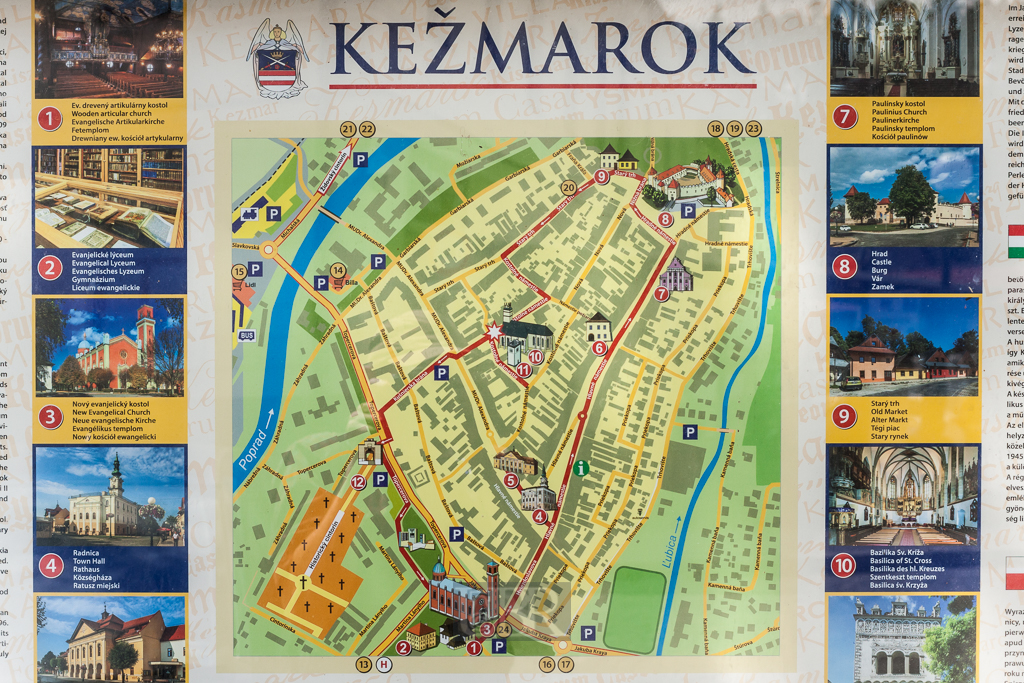 Die Stadt Käschmark (Kezmarok) war einst des Zentrum der Region Zips - noch heute sind Zeugnisse aus dieser Ära zu finden