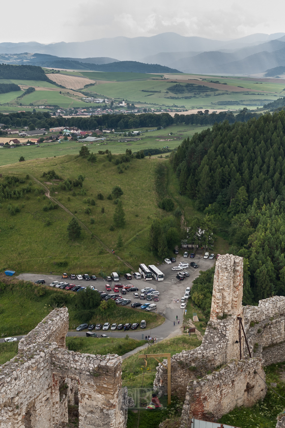 Spissky Hrad - die 'Zipser Burg' ist ein gern besuchter Anzihungspunkt der Gegend - mit weit reichender Aussicht