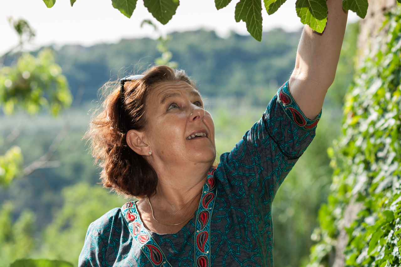 Besucher Kunst und Natuer in Groznjan