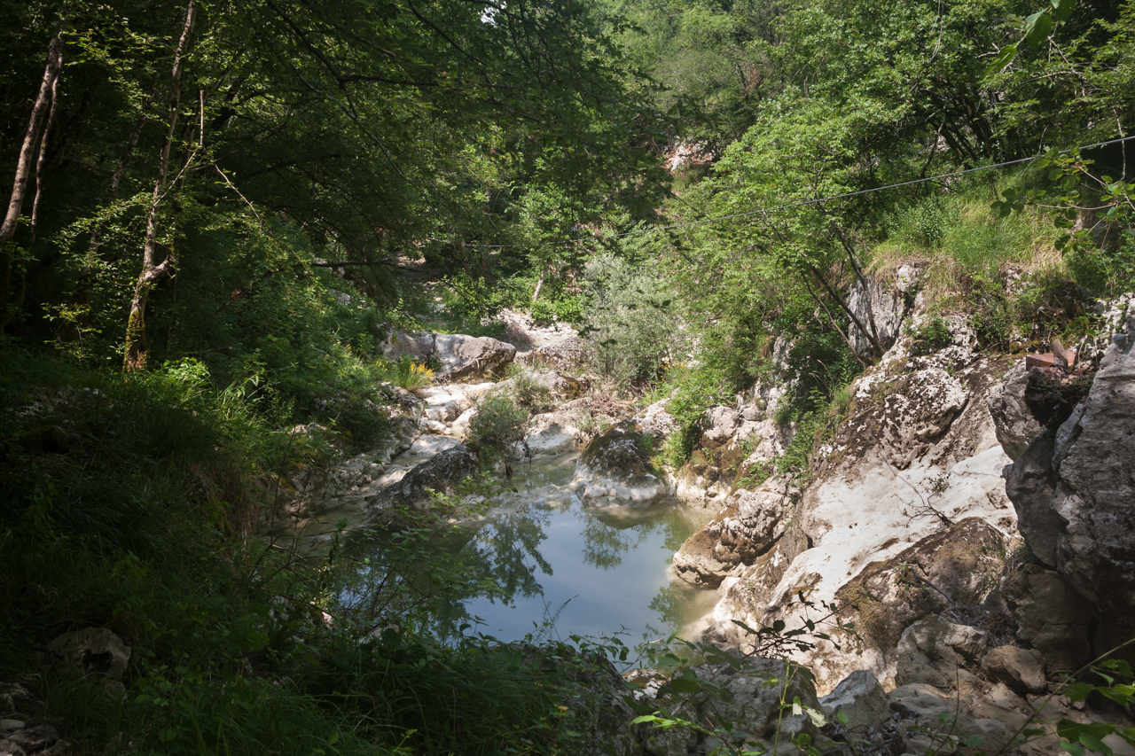 Ein Spaziergang in der 'Draga-Schlucht' bei Buzet