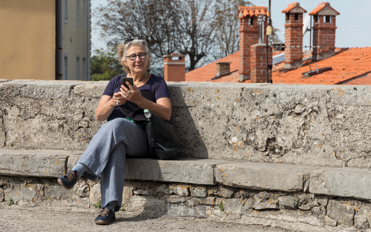 Auf der c'Runden Bastion' in Labin