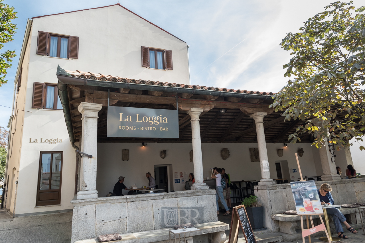 Cafe-Pause in Labin's Altstadt