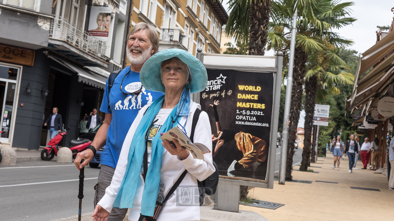 Zufriedene Besucher