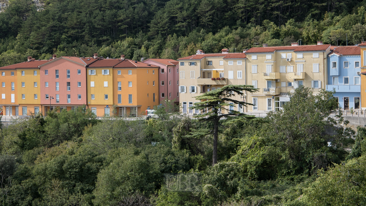 Häuserzeile in Labin