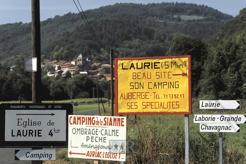 Wie findet man nach Laurie - es liegt ca. 60km südlich von Clermont-Ferrand