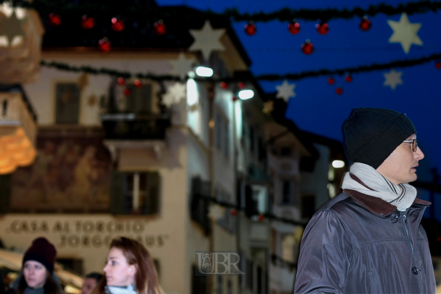 In Bozens (nach)weihnachtlichen Straßen