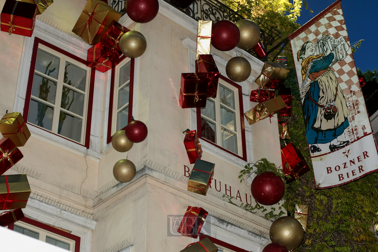 In Bozens (nach)weihnachtlichen Straßen