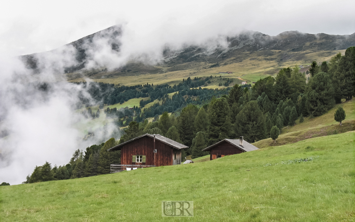 Berge rund um das Eisacktal - in Wolken