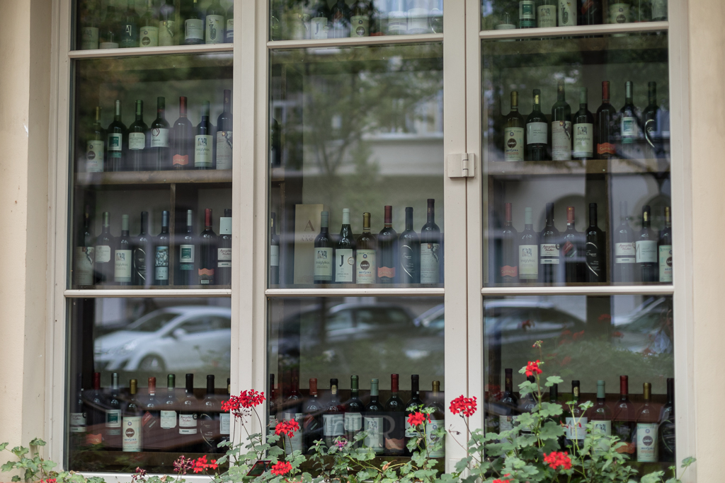 Schaufenster beim Griechen