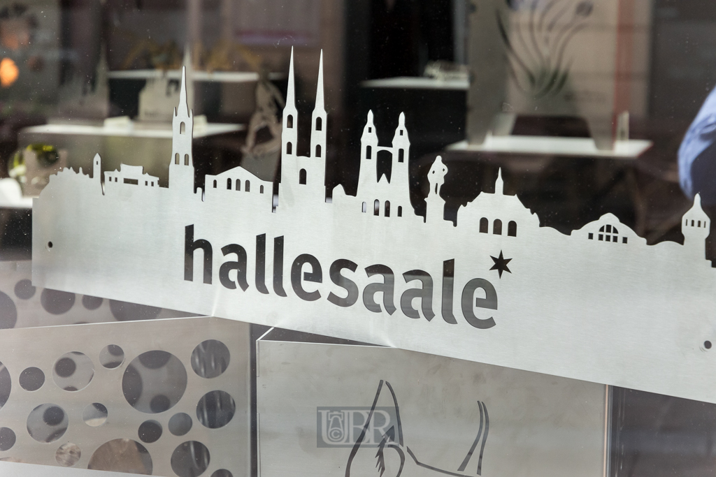 Die Skyline von Halle