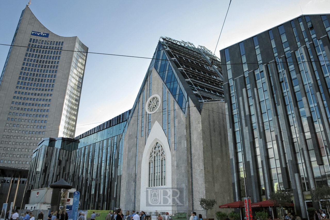 MDR- und Uni-Gebäude