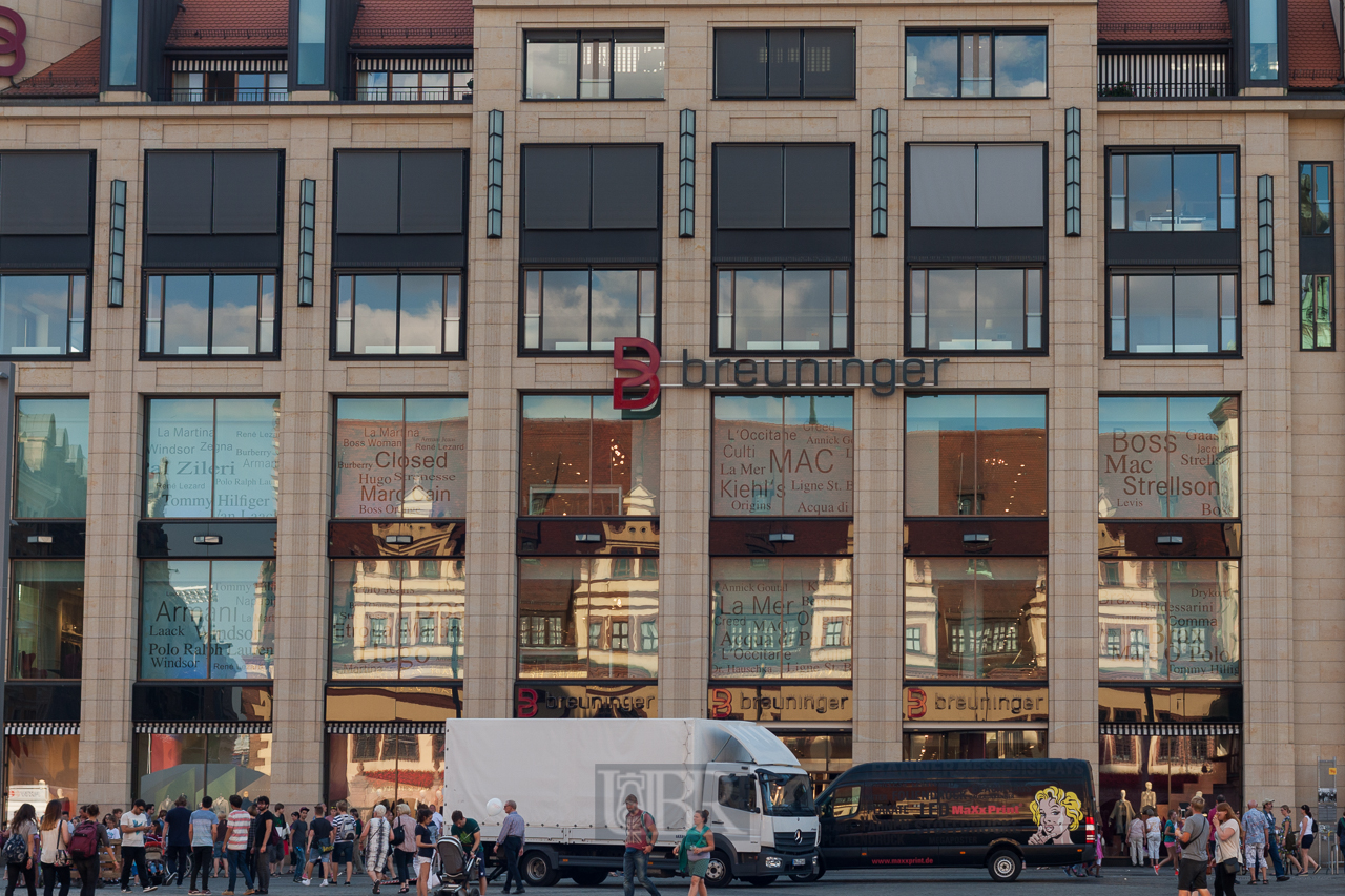 Breuninger Fassade am Marktplatz