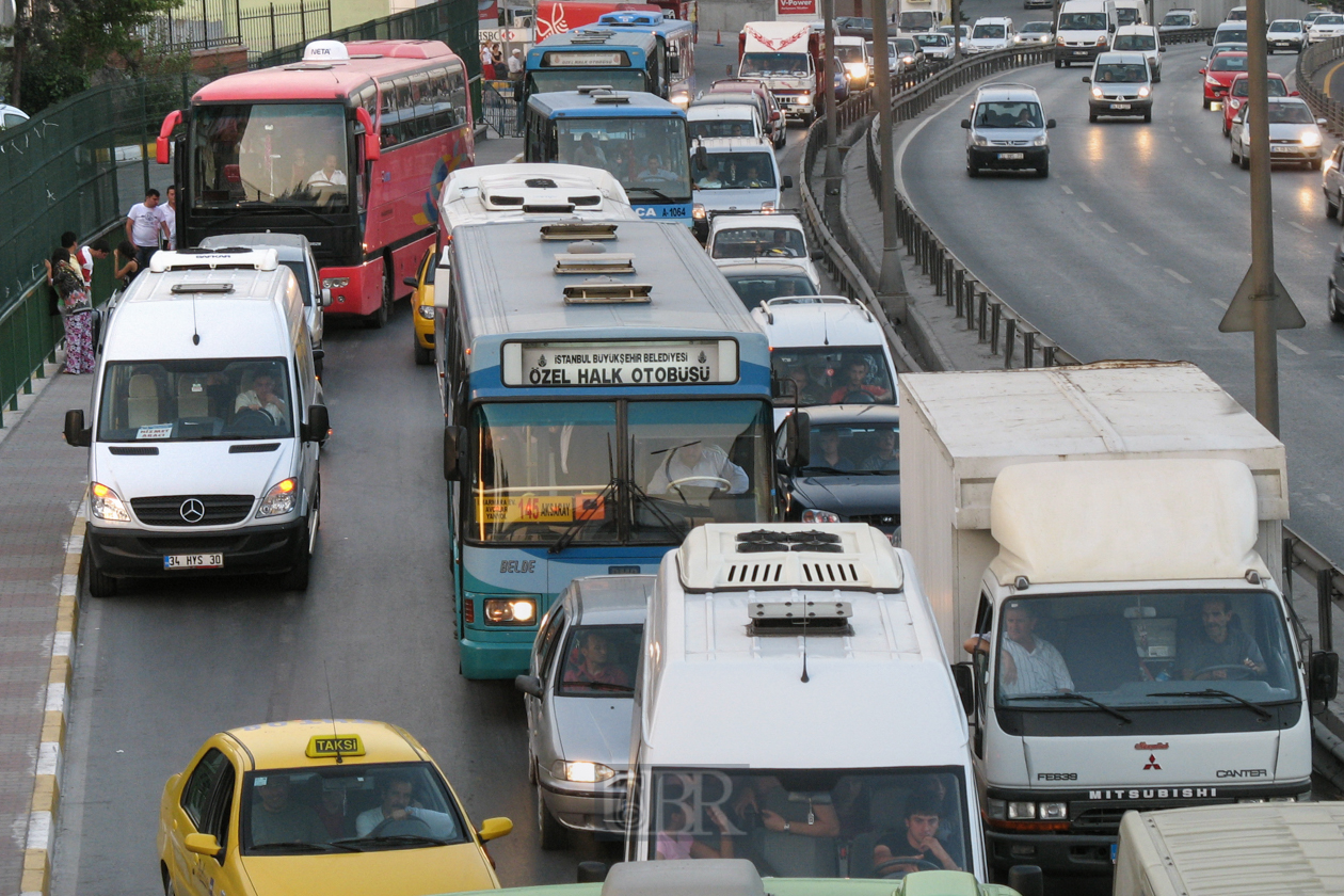 Eine von vielen überfüllten Straßen