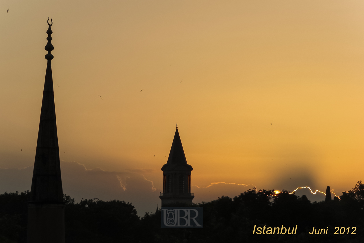 Minarette im Abendlicht