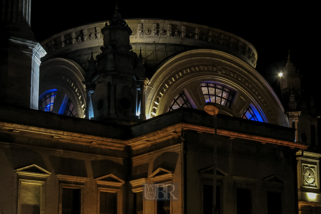 Nusretiye Moschee am Abend