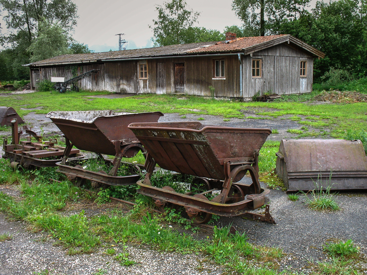 Ehemalige Torfbahn in Rottau