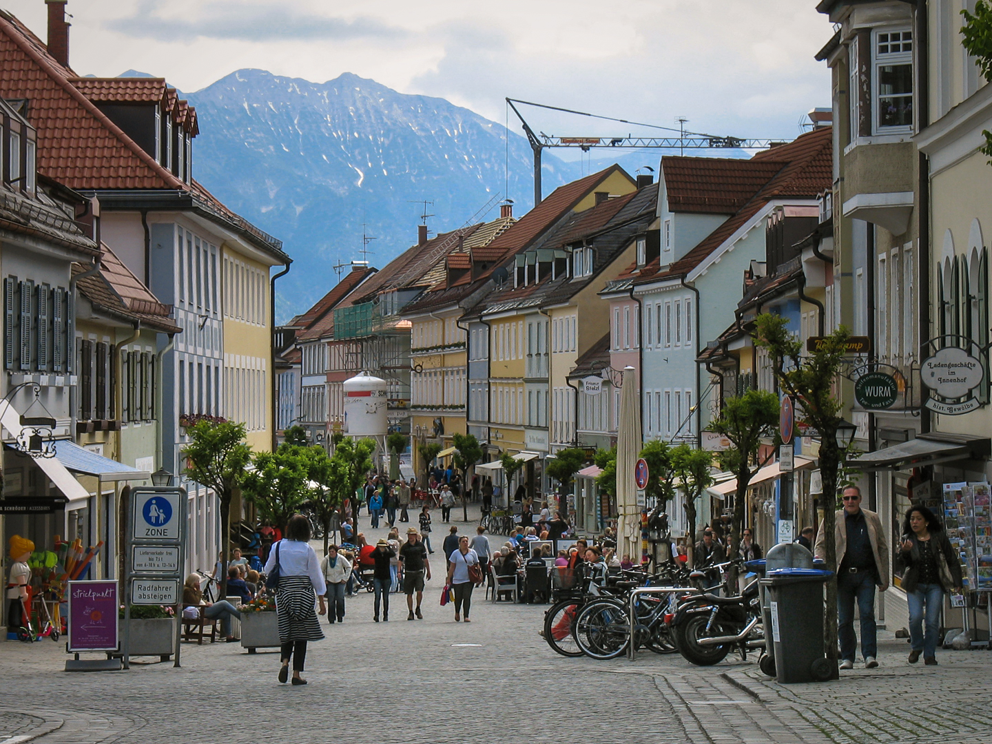 Hauptstraße in Murnau