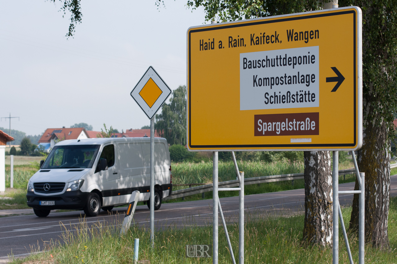 Entlang der Spargelstraße bei Schrobenhausen