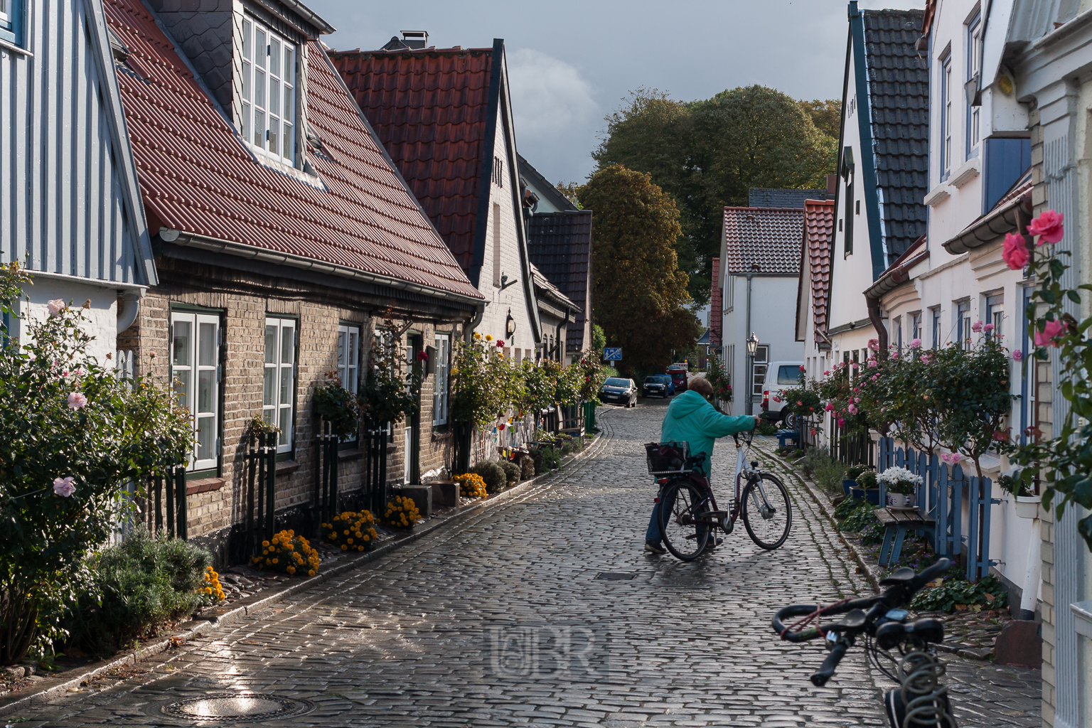 In den frisch beregneten Gassen von Holm