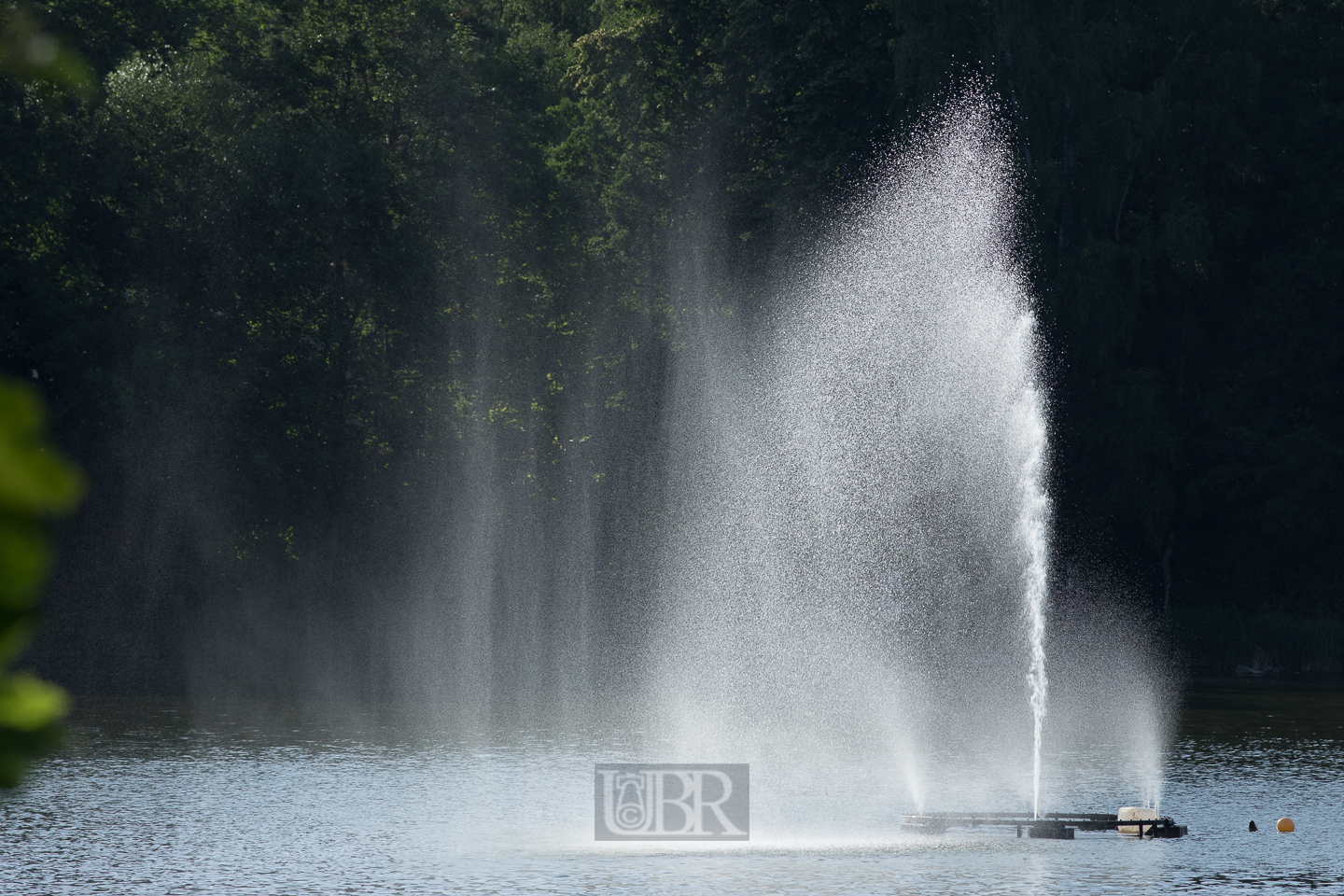 Fontaine wie am Genfer See
