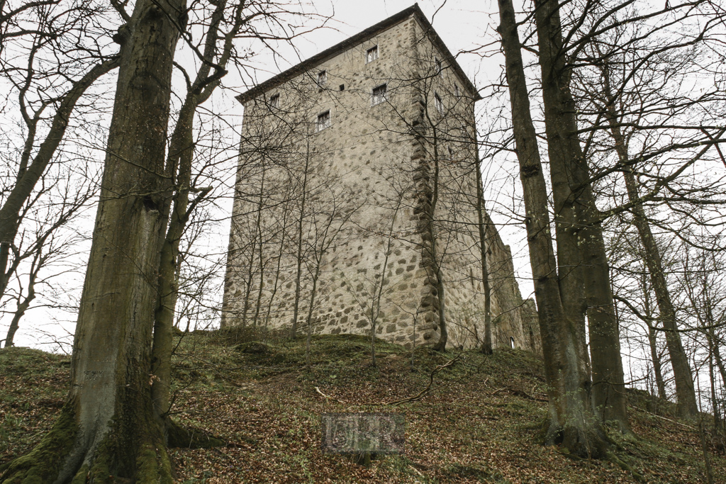 Burgruine Stockenfels hoch über dem Regental