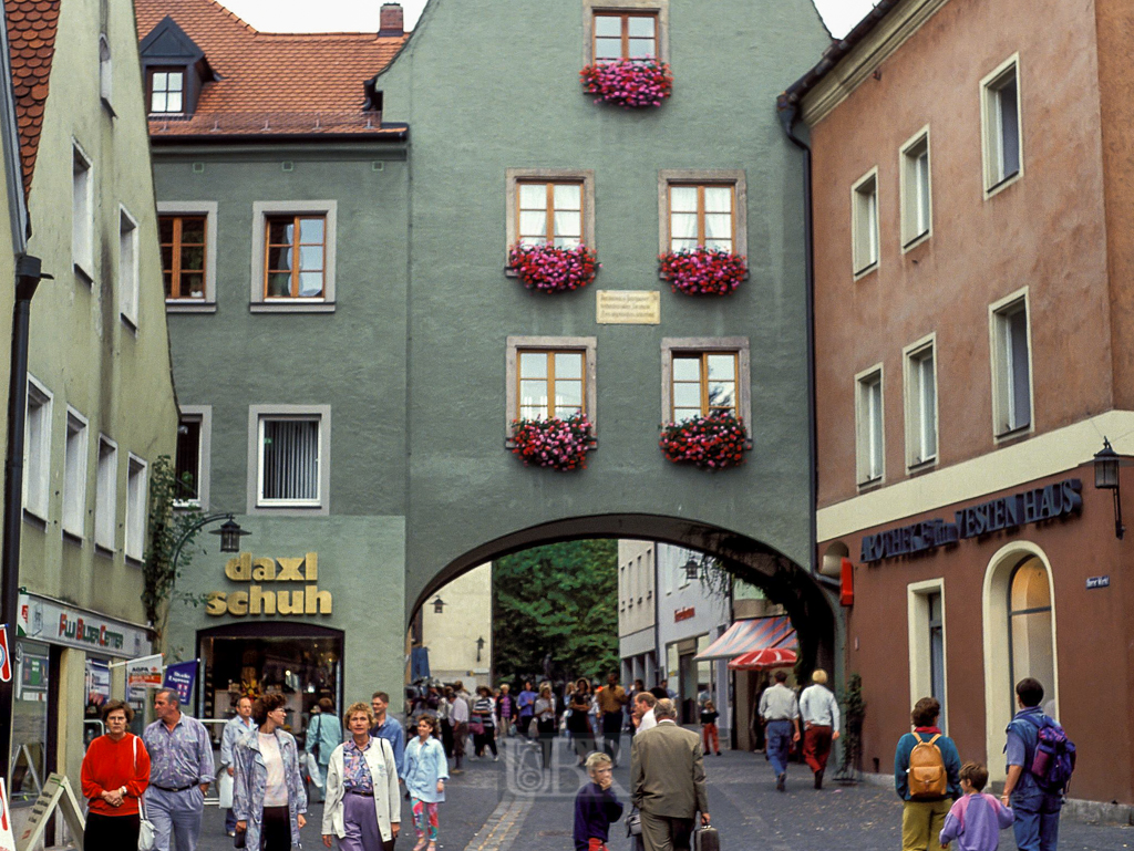 In der Altstadt von Weiden